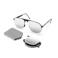 Roav Boxer Matte Black Silver Mirror Polarized Lenses