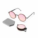 Roav Planet Brushed Gunmetal Pink Mirror Polarized Lenses