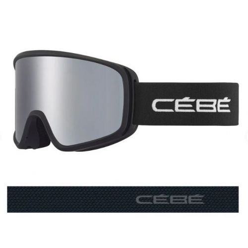 Cébé Masque de Ski Razor Evo - Black Matte - Brown Flash Mirror Cat.3