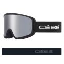 Cébé Masque de Ski Razor Evo - Black Matte - Brown Flash Mirror Cat.3