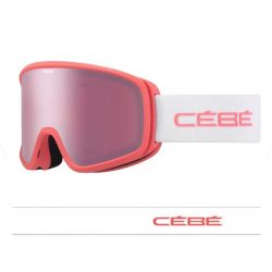 Cébé Masque de Ski Razor Evo - Coral Matte - Light Rose Cat.2