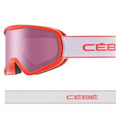 Cébé Masque de Ski Razor L - Matte Coral - Light Rose Cat.2