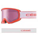 Cébé Masque de Ski Razor L - Matte Coral - Light Rose Cat.2