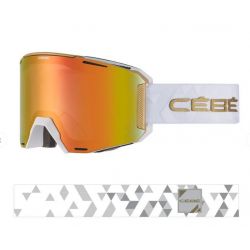 Cébé Slider White Gold Shiny PC Vario Perfo Amber Flash Red Cat.1-3