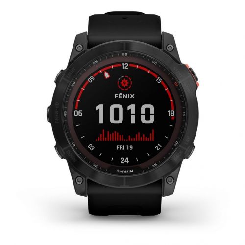 Garmin Fénix 7X Solar Gray avec Bracelet Noir