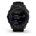 Garmin Fénix 7X Solar Titane Black DLC avec Bracelet Noir