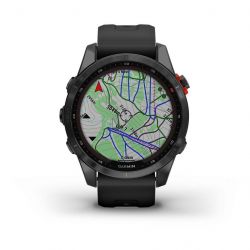 Garmin Fénix 7S Solar Gray avec Bracelet Noir