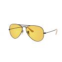Ray-Ban Aviator Classic Metallic Dark Bronze Light Grey Mirror Rainbow 2