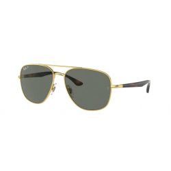 Ray-Ban RB3638 Arista Gold Polar Green