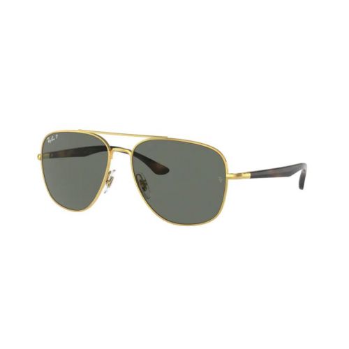 Ray Ban RB3683 Arista Gold Polar Green