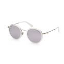 Moncler ML0195 White Grey Silver Polar