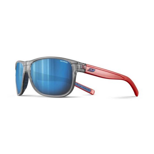 Julbo Renegade M Translucide Brillant Gris/Rouge- Spectron Cat 3 Polarized