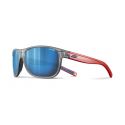 Julbo Renegade M Translucide Brillant Gris/Rouge- Spectron Cat 3 Polarized