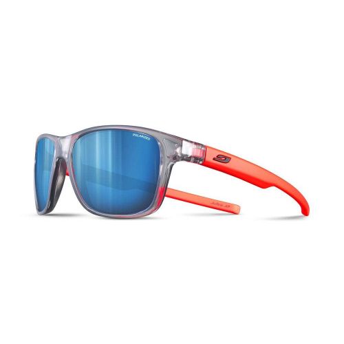 Julbo Lounge Translucide Brillant Gris/Orange Fluo - Spectron Cat 3 Polarized