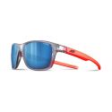 Julbo Lounge Translucide Brillant Gris/Orange Fluo - Spectron Cat 3 Polarized