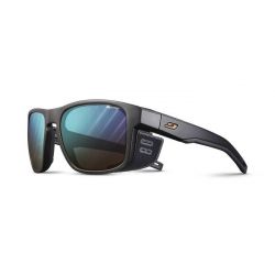 Julbo Shield M Mat Noir / Noir - REACTIV Performance 2-4 Flash Bleu