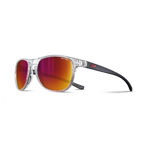 Julbo Journey Translucide Brillant Cristal/Noir/Rouge - Spectron 3 Flash Rouge