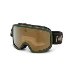 MonclerTerrabeam Masque de Ski Green Kaki Brown Mirror Cat 3