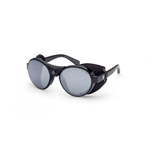 Moncler ML0205 Shinny Black Grey POlar Mirror