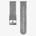 Suunto Bracelet 24MM - Microfibre Gray/Steel S+M Strap Urban 5