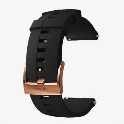 Suunto Bracelet 24MM - Silicone Black/Copper Strap Athletic 4