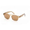 Moncler ML0209 Brown Beige Gold Brown Mirror