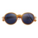 Moken eyewear Lyndon Mustard/Blue Polarized