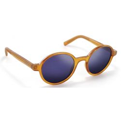 Moken eyewear Lyndon Mustard/Blue Polarized