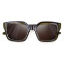 Moken Eyewear Snake Green Brown Polarized