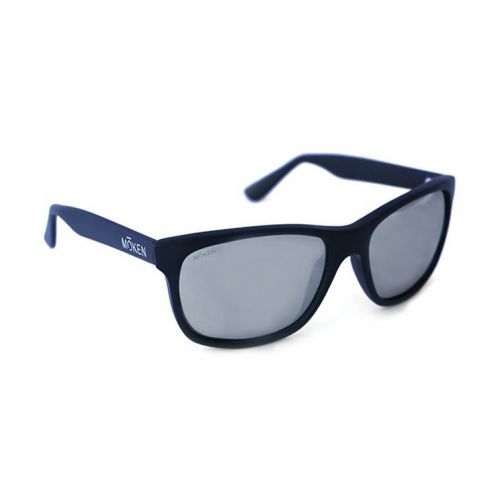 Moken Vision Edgar Navy Grey Silver Polarized Lenses