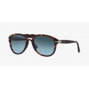 Persol 0649 Tortoise Spotted Brown Azure Gradient Blue