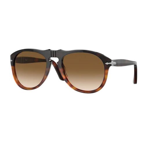 Persol 0649 Tortoise Spotted Brown Azure Gradient Blue