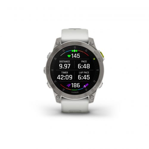 Bracelet de montre en silicone blanc pour Garmin Forerunner 45