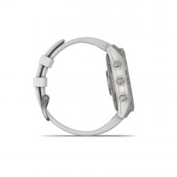 Garmin Epix Sapphire Titane Silver avec bracelet blanc