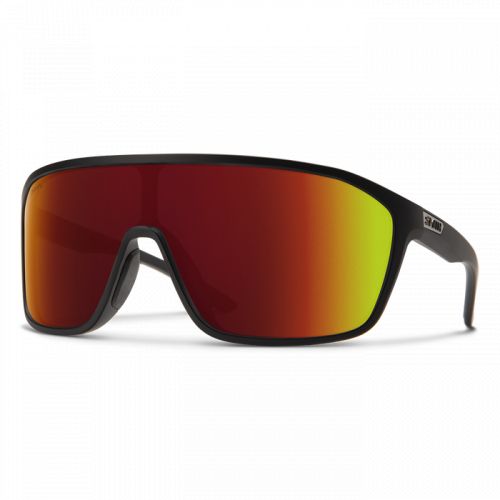 Smith Boomtown Matt Black ChromaPop Polarized Blue Mirror