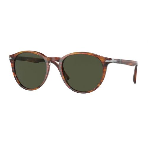 Persol 3152S Stripped Brown Crystal green