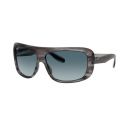 Ray-Ban RB2196 Blair Stripped Gray Blue Gradient Grey