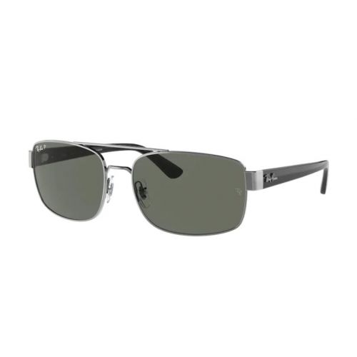 Ray-Ban RB3687 Black Crystal Green 