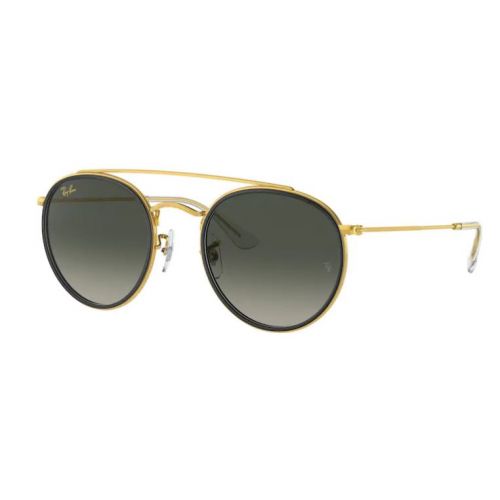 Ray-Ban Round Double Bridge RB3647N Legend Gold Blue