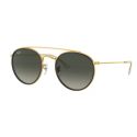 Ray-Ban Round Double Bridge RB3647N Legend Gold Blue