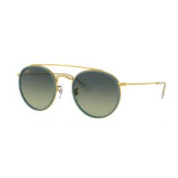 Ray-Ban Round Double Bridge RB3647N Legend Gold Blue