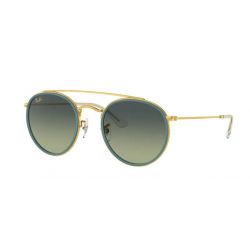 Ray-Ban Round Double Bridge RB3647N Legend Gold Green Vintage