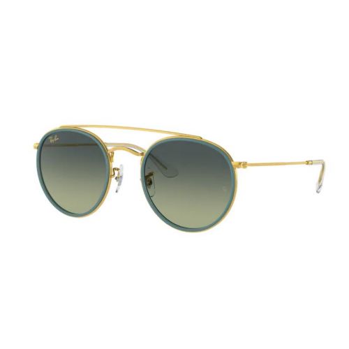 Ray-Ban Round Double Bridge RB3647N Legend Gold Green Vintage