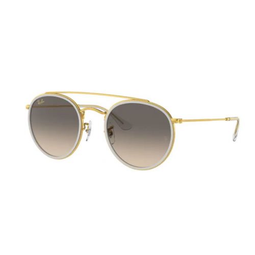 Ray-Ban Round Double Bridge RB3647N Legend Gold Blue