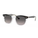 Ray-Ban Hawkeye Black On Transparent Grey Gradient Polar