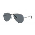Ray-Ban New Aviator Legend Silver Crystal Blue