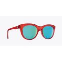 SPY Boundless Translucent Red Bronze with Light Blue Spectra Mirror
