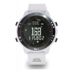 Air’n Outdoor THEIAAltimeter Watch Absolute White Silicone Strap - Compagnie des Guides