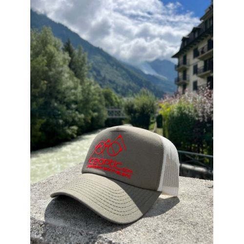 Casquette IceOptic Optique Chaussin Chamonix Mont-Blanc - Flock Orange