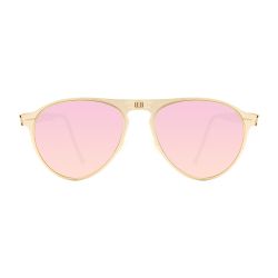 Roav Earhart Matte Gold Pink Mirror Polarized Lenses